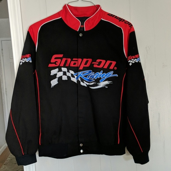 Coats | Snapon Racing Jacket | Poshmark